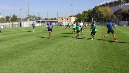 La "Séance Rugby" de l'entraînement avec le Stade Toulousain