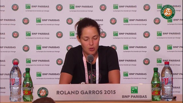 11. Press conference Ana Ivanovic 2015 French Open Semifinals