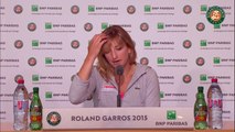15. Press conference Timea Bacsinszky 2015 French Open   Quarterfinals