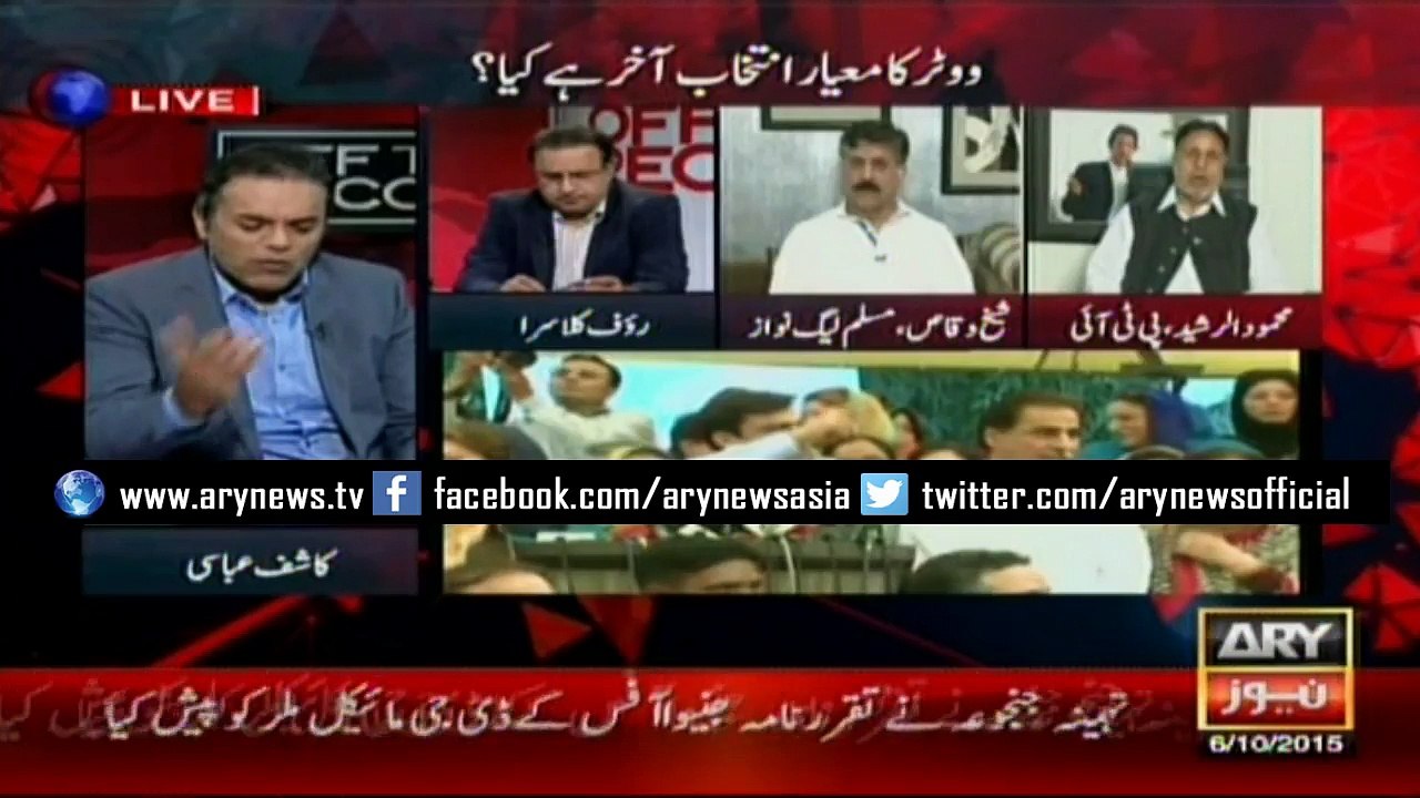 Rasheed accuses Rafique of threatening Railway Colony voters