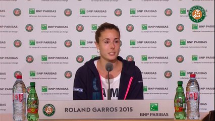 56. Press conference Alizé Cornet 2015 French Open   R64
