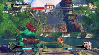 Ultra Street Fighter IV battle: Blanka vs Ryu