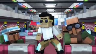 Minecraft psy animation