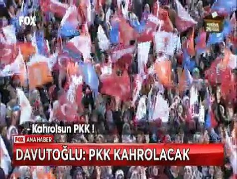 Ahmet Davutoğlu Erzurum'da 'Bizi koalisyona muhtaç bırakmayın' diye seslendi
