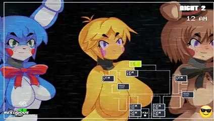 Five Nights in Anime - ALL Animatronics Movement 2.0 _ 18+