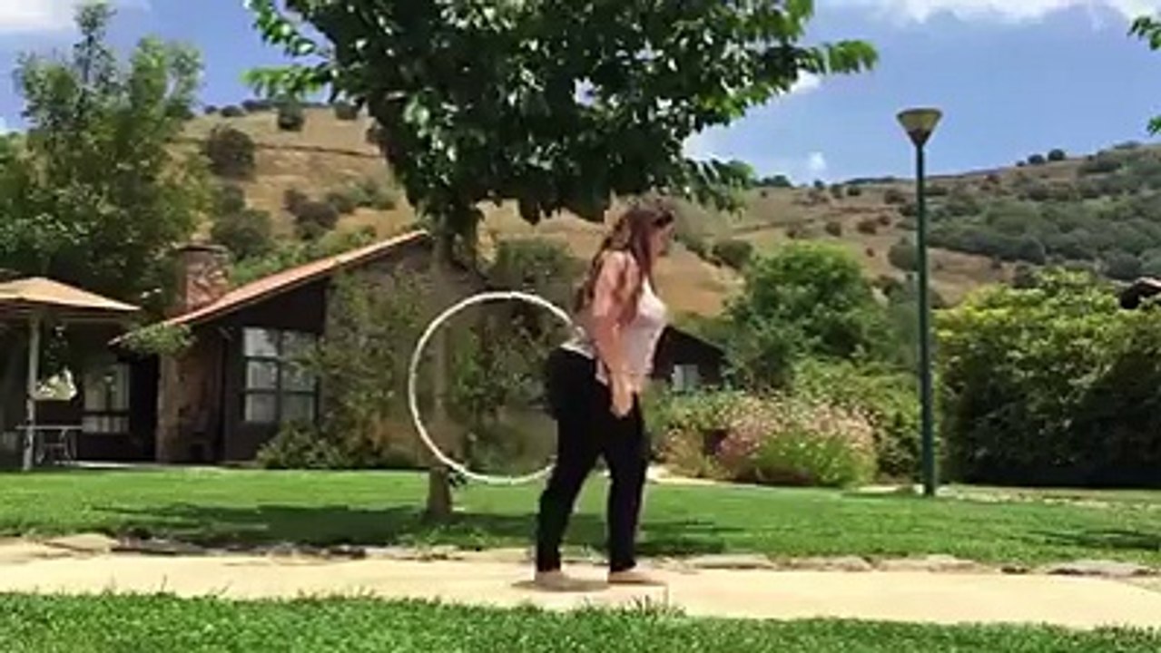 Perfect Hula hoop ,Abla güzel çeviriyor