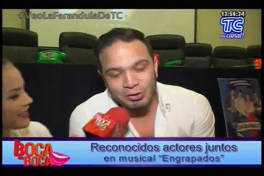 Reconocidos actores juntos en musical “Engrapados”