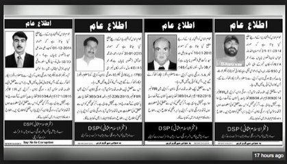 AIG Karachi orders inquiry into 'anti-Rangers' ads by police