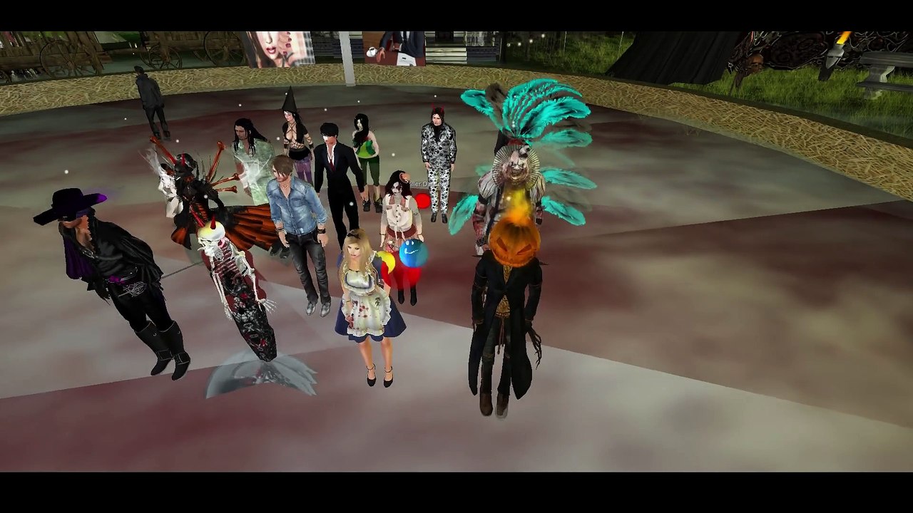 Thriller dance @ Temptations resort in Second Life on 1st October 2015