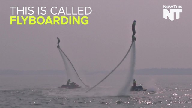 Flyboarding Is What Happens When Hoverboards Meet Jet Skis