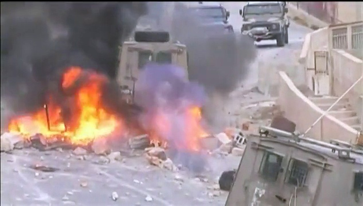 Les affrontements se poursuivent entre Palestiniens et soldats israéliens