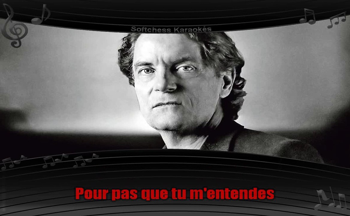 Karaoké Francis Cabrel -  Je te suivrais