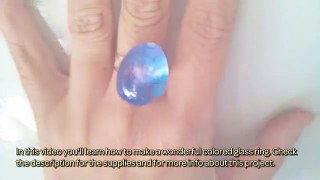 How To Make A Wonderful Colored Glass Ring - DIY Style Tutorial - Guidecentral