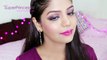 Indian Makeup Tutorial   Festival Diwali Makeup Pink Purple Eye Makeup   SuperPrincessjo