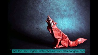 how to make a origami wolf