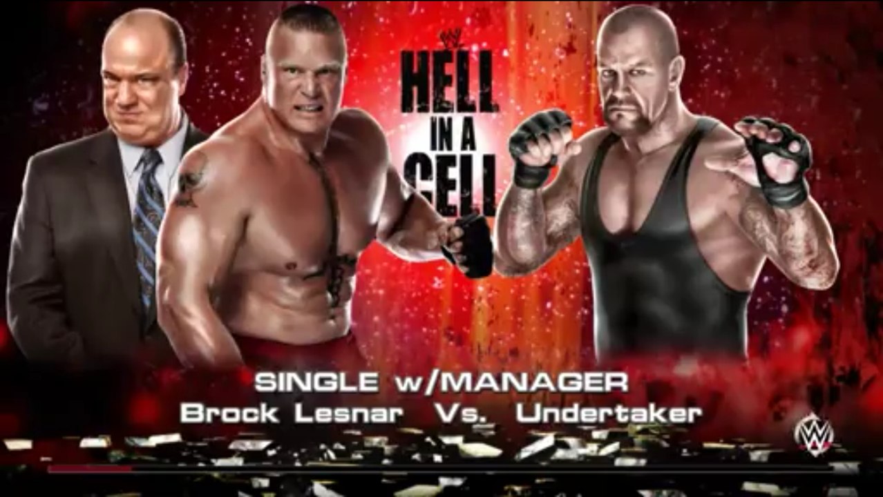 Undertaker vs. Brock Lesnar | Hell in a Cell 2015 | WWE 2K15 Gameplay
