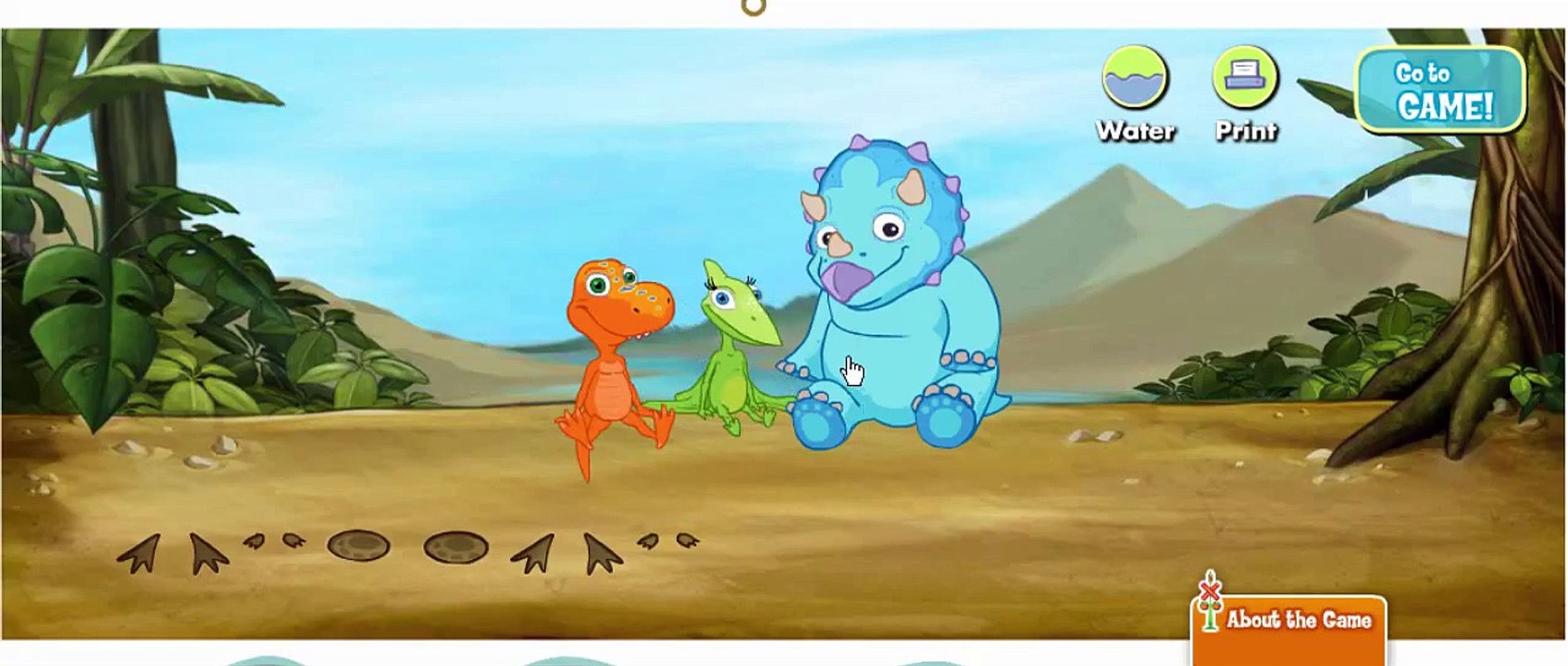 Dinosaur Train Station Race Cartoon Animation PBS Kids Game Play Walkthrough
