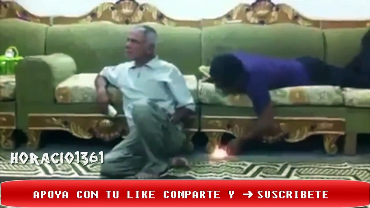 Graciosa Broma pesada de un Hijo a su padre Brinca del Susto 2013 / VIDEOS GRACIOSOS,BROMA