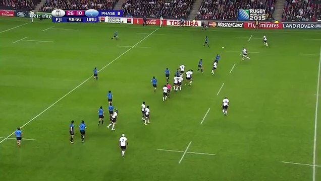 Another try as Ormaechea finishes brilliant Uruguay breakaway - Uruguay vs Fiji ( 47 - 15 ) - Rugby World Cup 2015