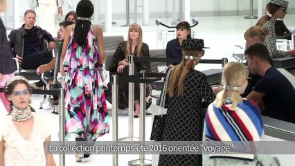 Fashion Week: des check-ins d'aéroport pour le défilé Chanel