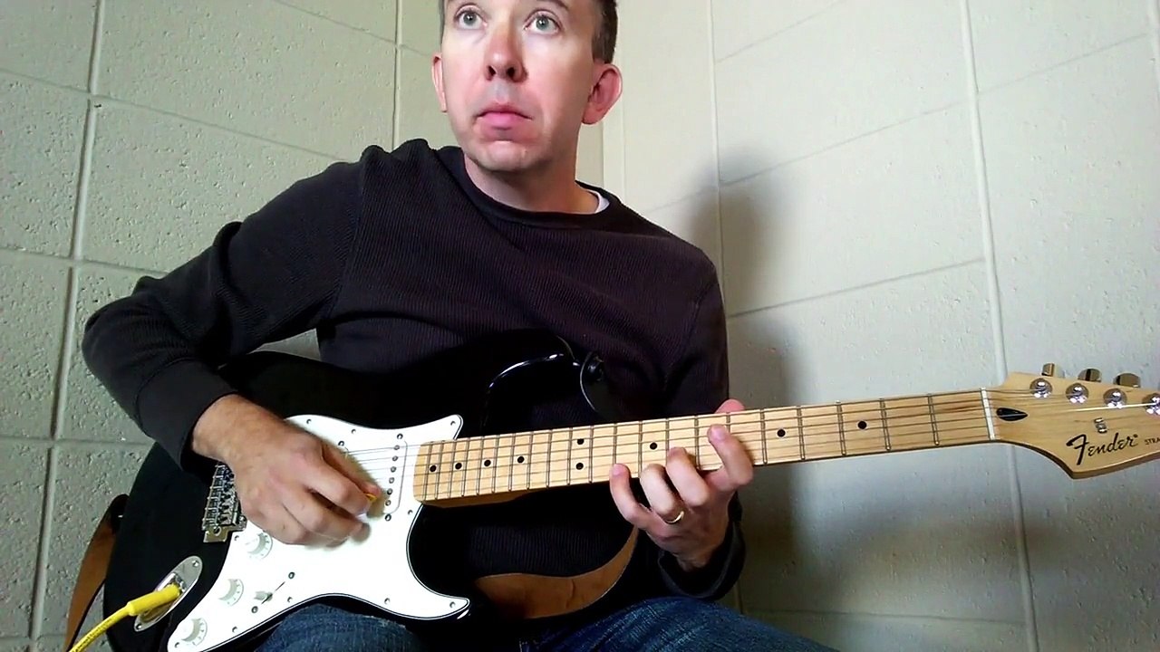 Cannons one elec guitar tutorial D