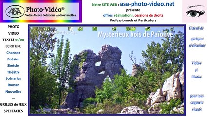 PRÉSENTATION du travail d'ASA-PHOTO-VIDEO.NET