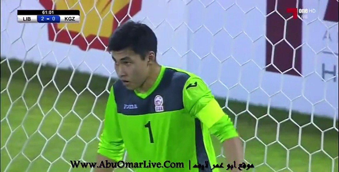 شاهد  اهداف - لبنان 4 - 1 قيرغيزستان في التصفيات المؤهلة لكأس اسيا 2016 - تحت 19 سنة