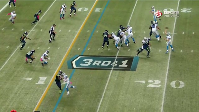 Jogada bizarra da semana - Arbitragem de Seahawks x Lions