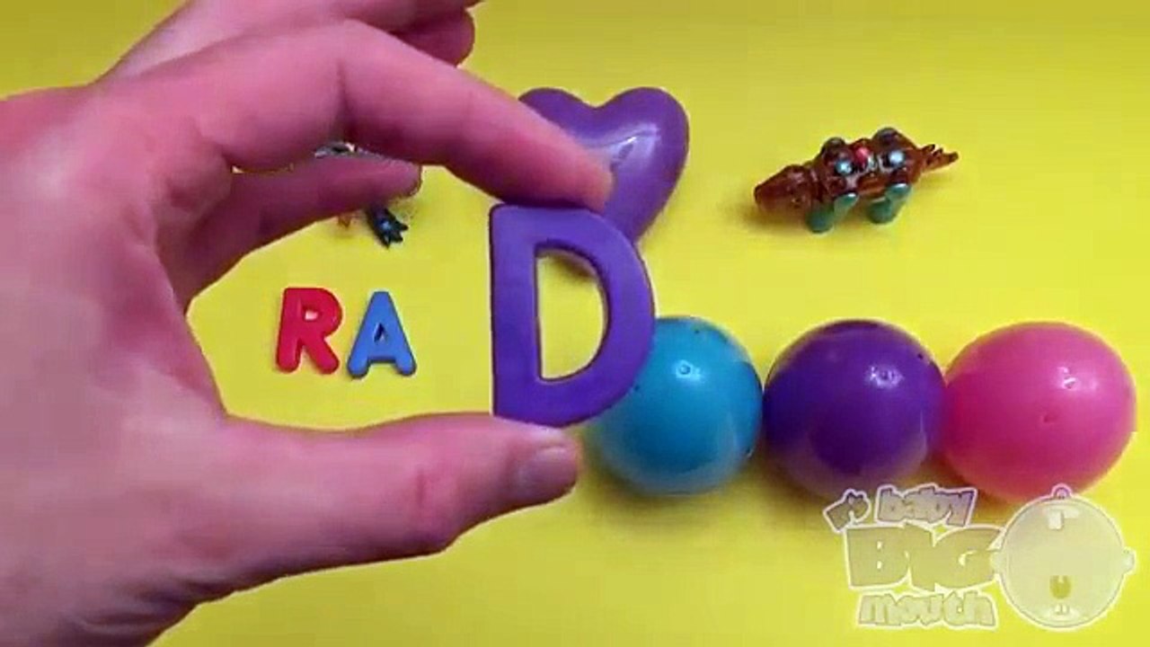 Angry Birds Kinder Surprise Egg Learn-A-Word! Spelling Vegetables! Lesson 13