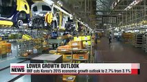 IMF lowers Korea's growth forecast to 2.7%