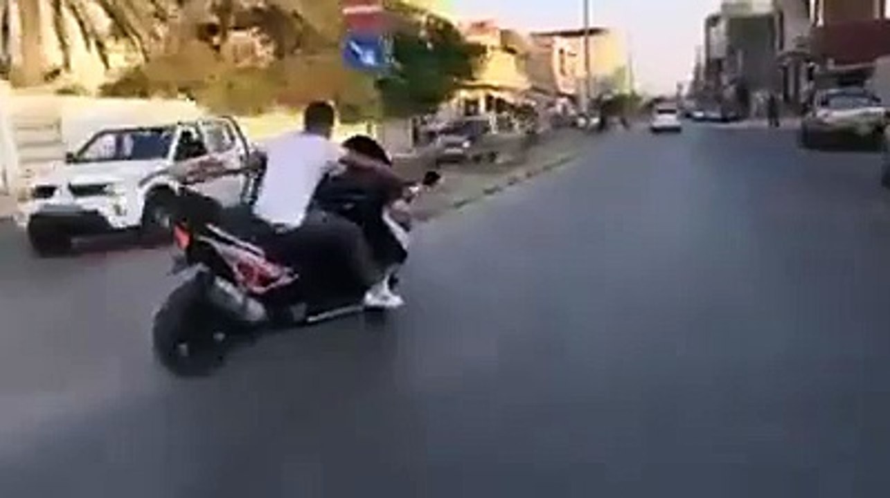Extreme Scooter drifting.. Now we have seen it all