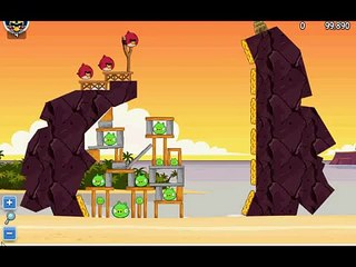 Angry Birds Pigini Beach Level 3 Score 144960