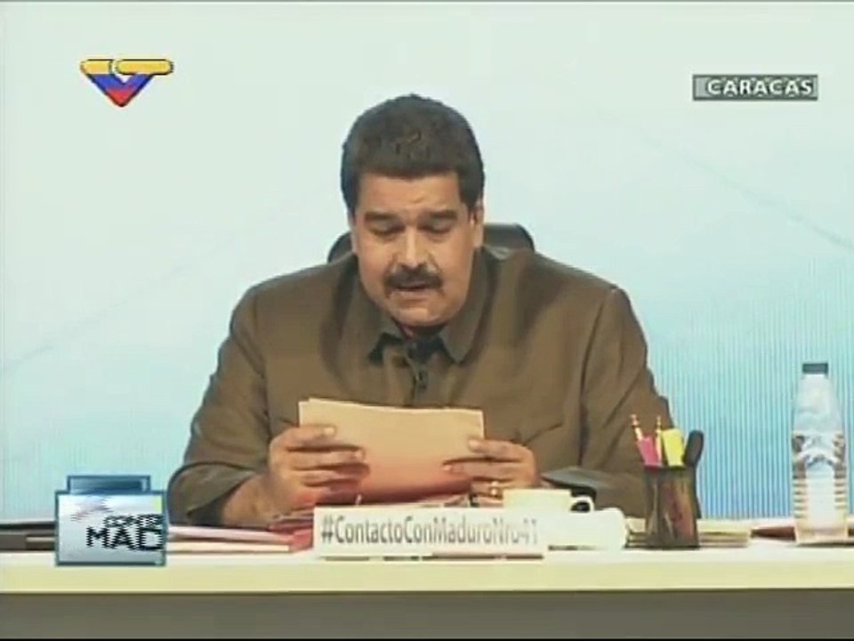 Maduro: la Fiscalía pedirá la extradición un presunto paramilitar colombiano