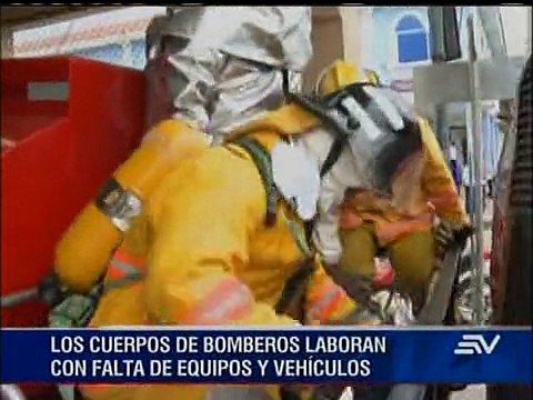 Bomberos al rojo vivo por falta de recursos
