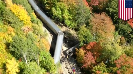 Amtrak train derails in Vermont after striking fallen rocks