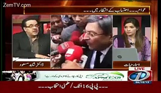 Shahid Masood Telling Relationship Between Khawaja Asif And Nawaz Sharif Are Not Good..!