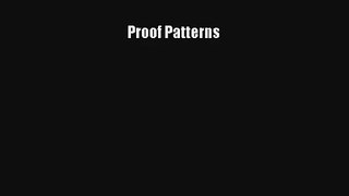 Proof Patterns Read PDF Free