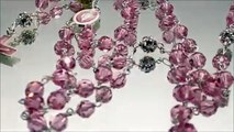 Crystallized by Swarovski Pink Crystal Beads Rosary