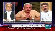 Kisi aur ko Dhamki do - Arif hameed bhatti's Heated debate with Sheikh Waqas of PMLN