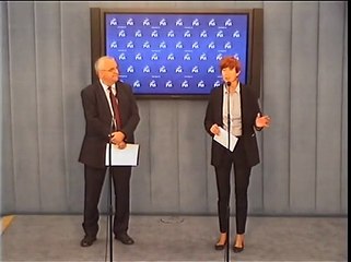 Poseł Elżbieta Rafalska - konferencja z 25 wrzesnia 2015 r.