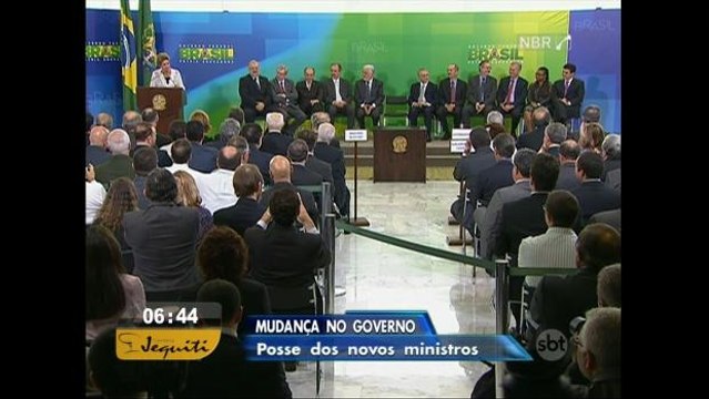 Presidente Dilma Rousseff empossa os novos ministros