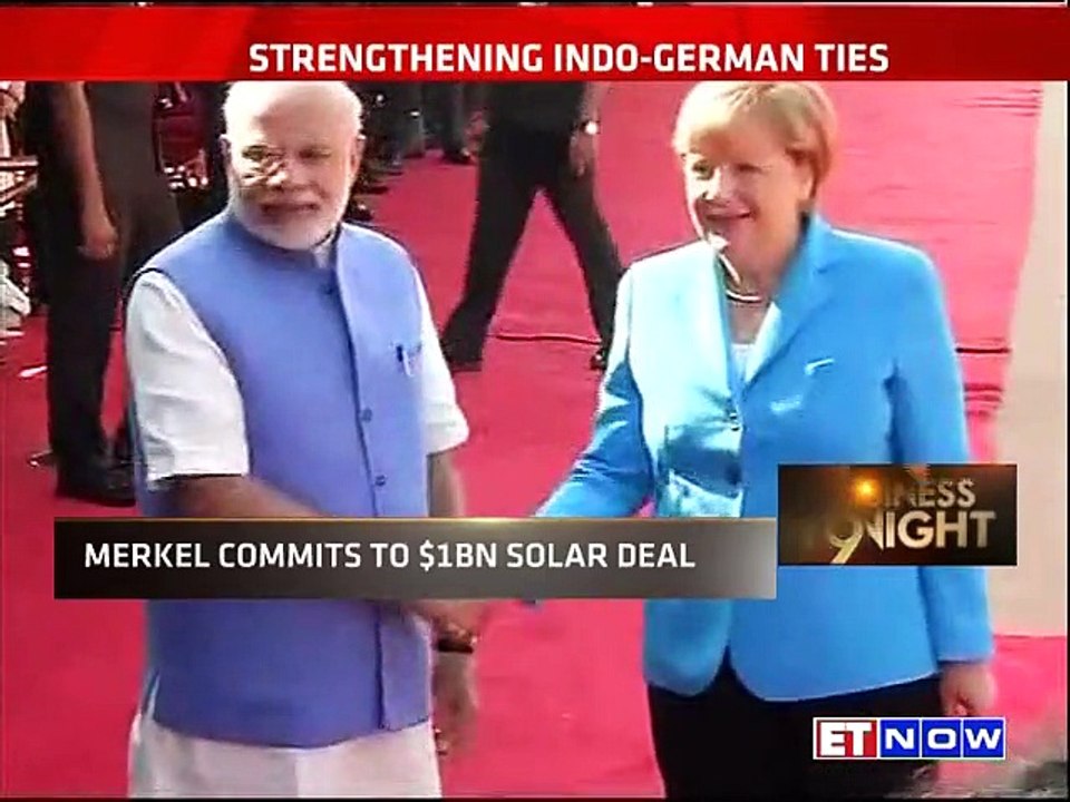 German Chancellor Angela Merkel Reaches Bengaluru