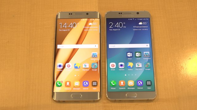 Samsung Galaxy Note 5 VS Samsung Galaxy S6 Edge Plus