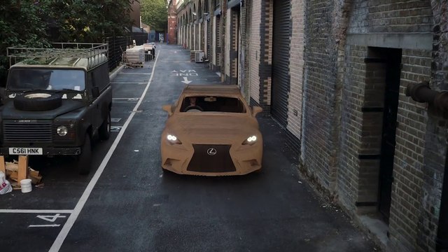 Lexus a fabriqué une voiture en papier - Voiture Origami qui fonctionne