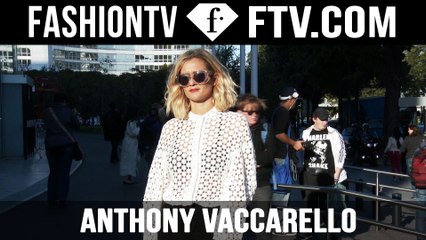 Anthony Vaccarello Arrivals ft. Sofie Valkiers & Helena Bordon! | PFW | FTV.com