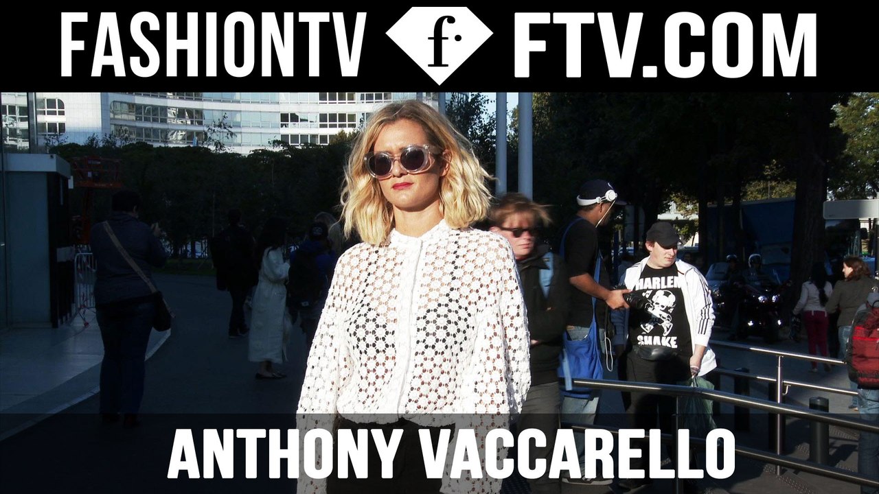Anthony Vaccarello Arrivals ft. Sofie Valkiers & Helena Bordon! | PFW | FTV.com