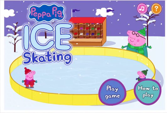 Peppa Pig - Ice Skating - Games Movie For Kids Children