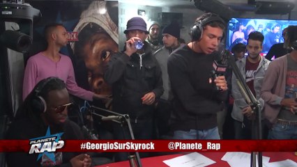 Georgio, Youssoupha, Sanka, Selas, Sopico, Hash 24, Vesti & Inspire en freestyle dans Planète Rap