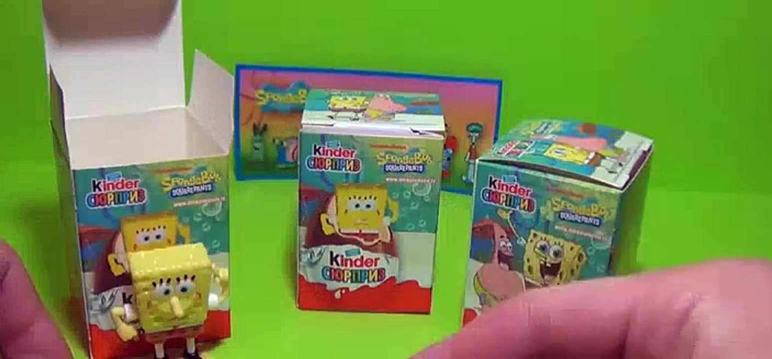Kinder Surprise Eggs Unboxing! SpongeBob Nickelodeon! Kinder Surprise talks! [Full Episode]