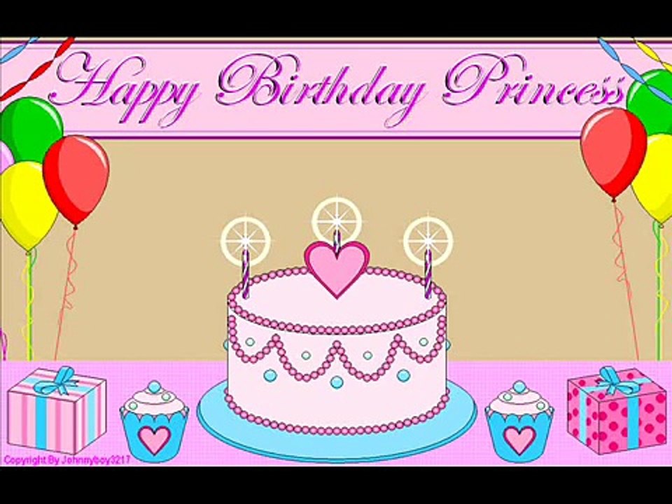Happy Birthday To You My Little Princess Music for girls Song friend mom sister best friend